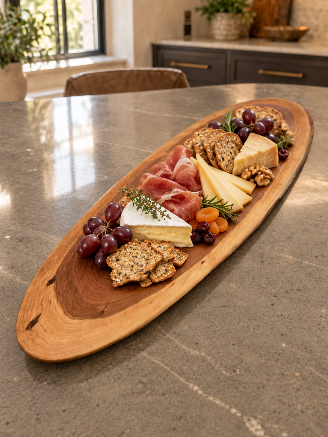 Live Edge Cherrywood Artisan Tray | Charcuterie