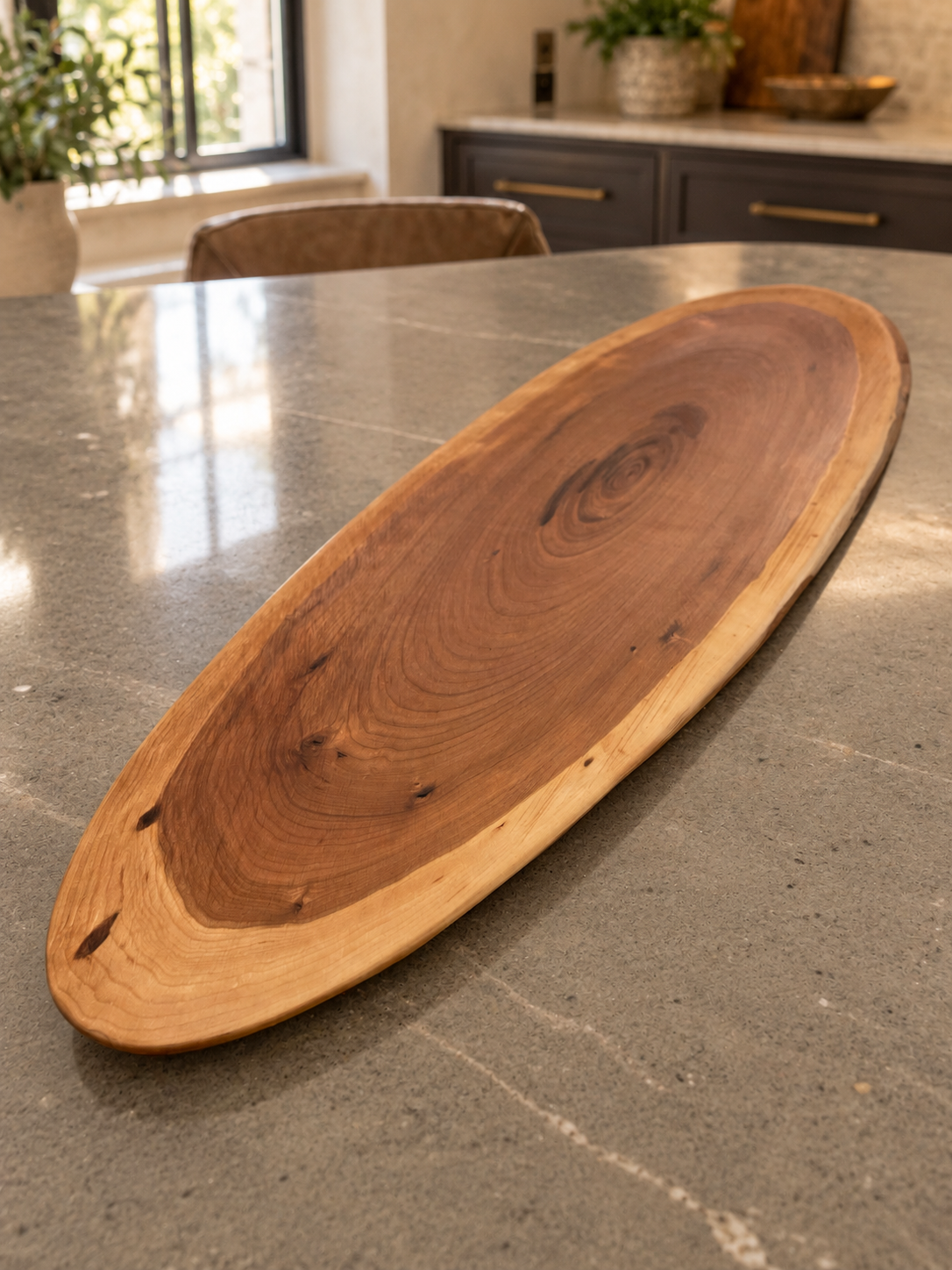 Live Edge Cherrywood Artisan Tray | Charcuterie